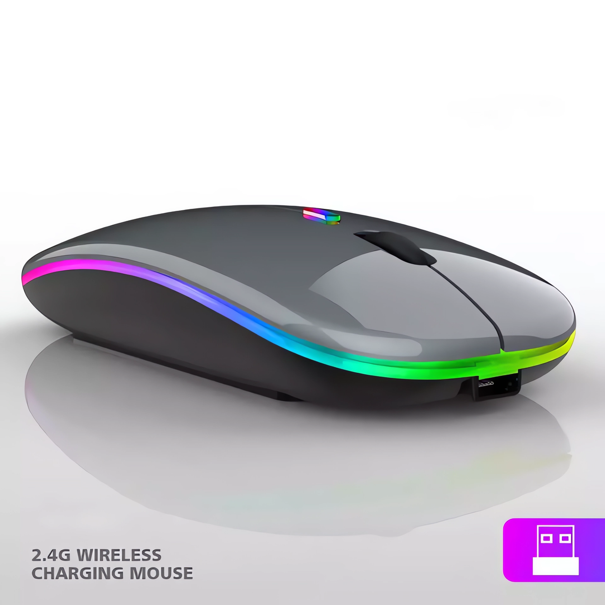 Mouse Dual Bervolo RGB, Space Gray